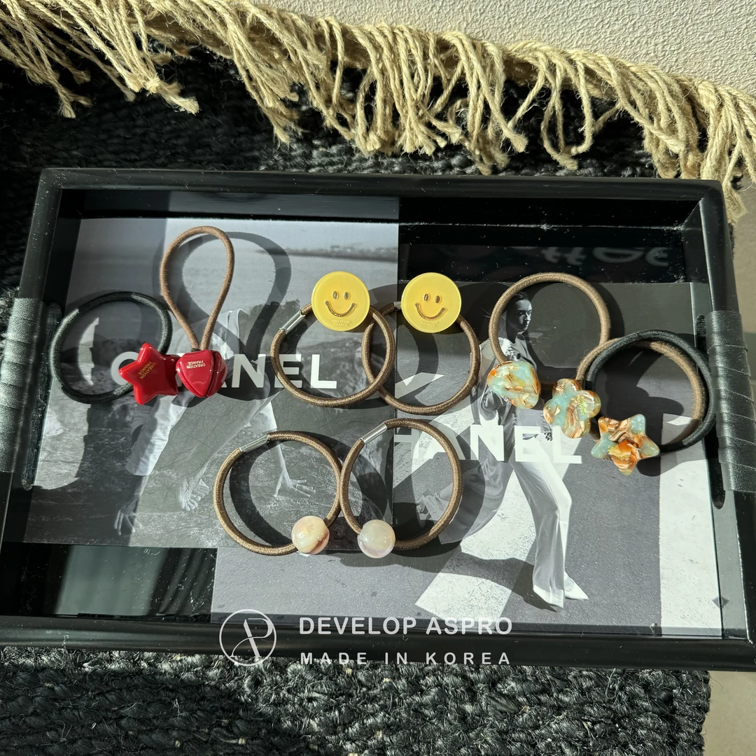 【现货】【韩国CF醋酸】韩国新款发夹正品爆款减龄洋气发绳A110