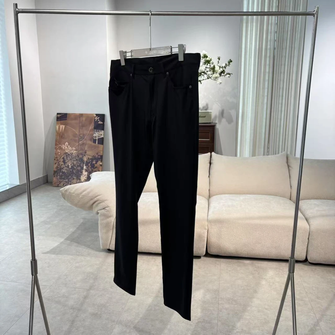 CKZ4494 意大利客人订单 男款速干鹰西裤小脚裤