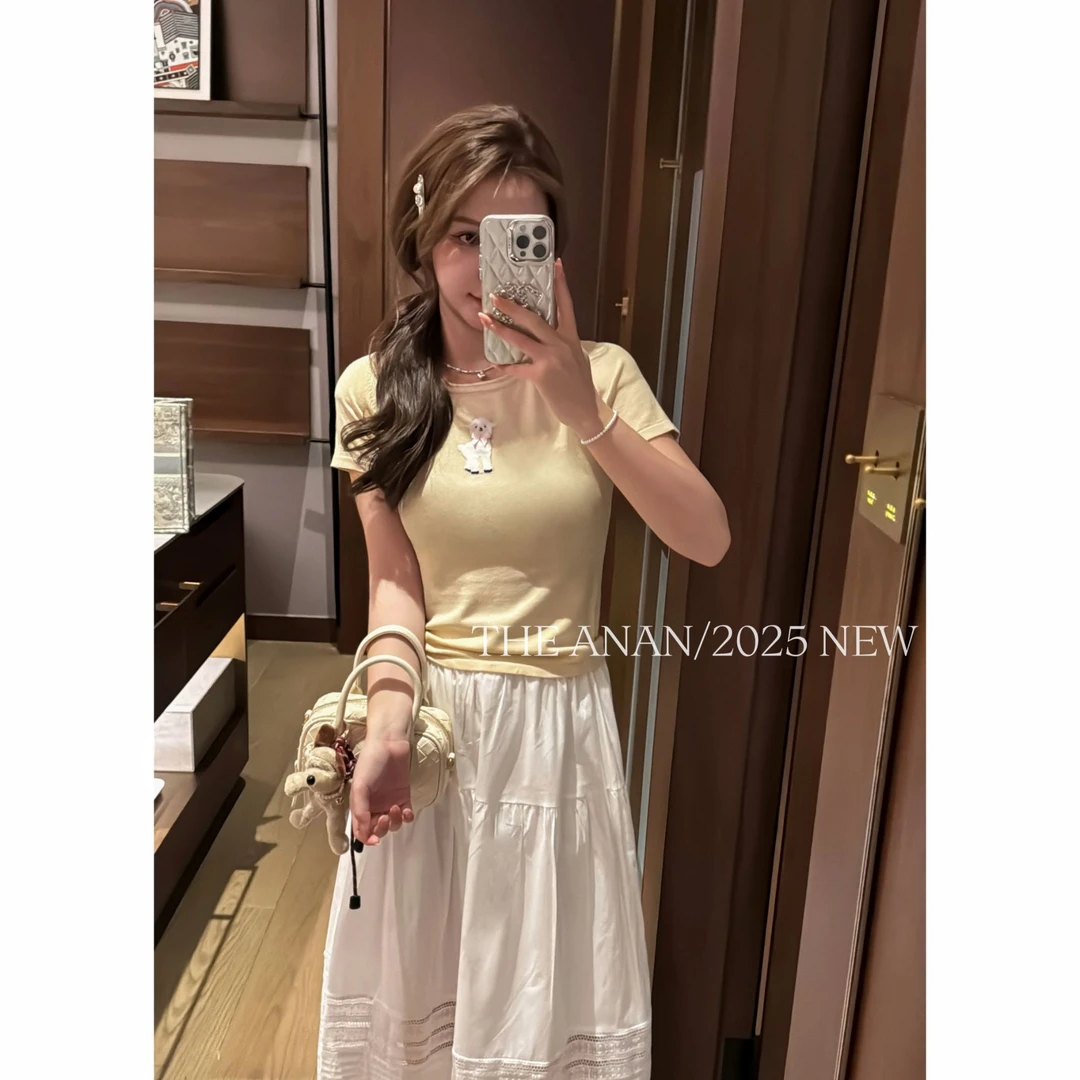 【ANAN】可爱小羊~ 夏季修身T恤AN-K36