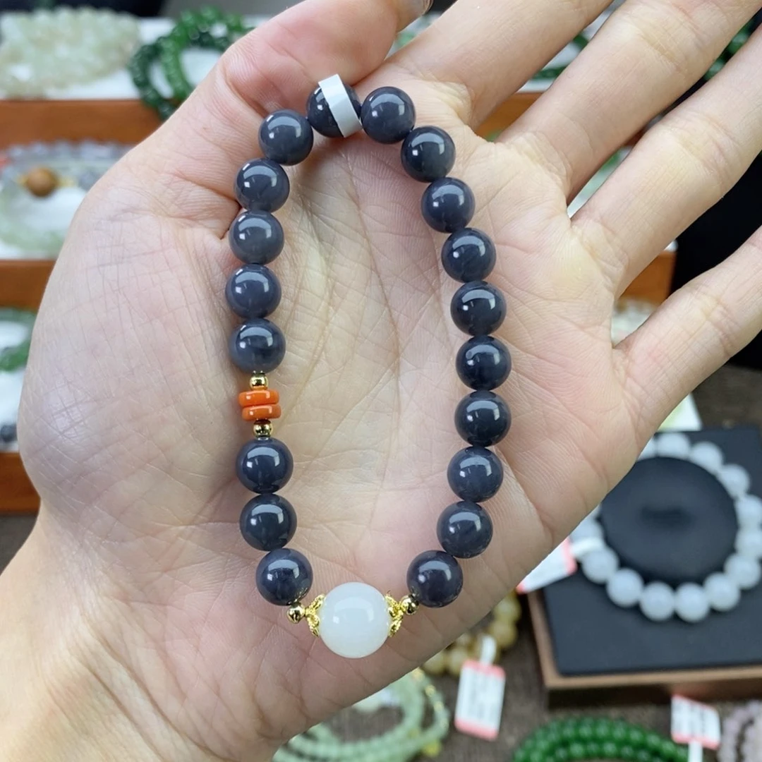 和田玉手串未镶嵌