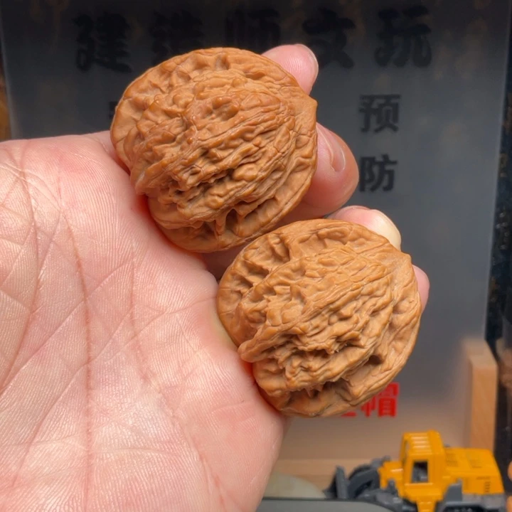 吊坠文玩核桃麦穗虎头39全品色差