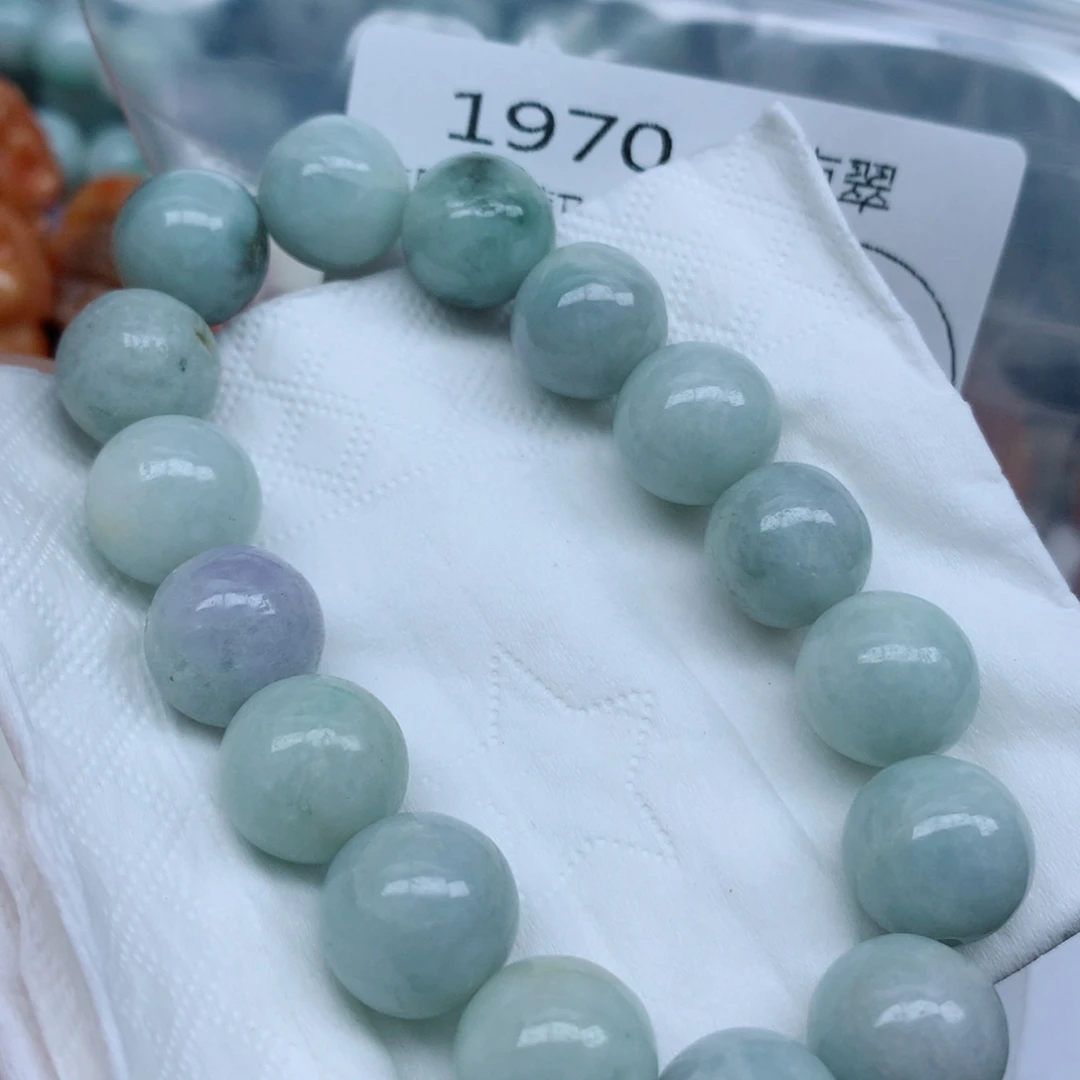 翡翠未镶嵌颈饰珠珠子