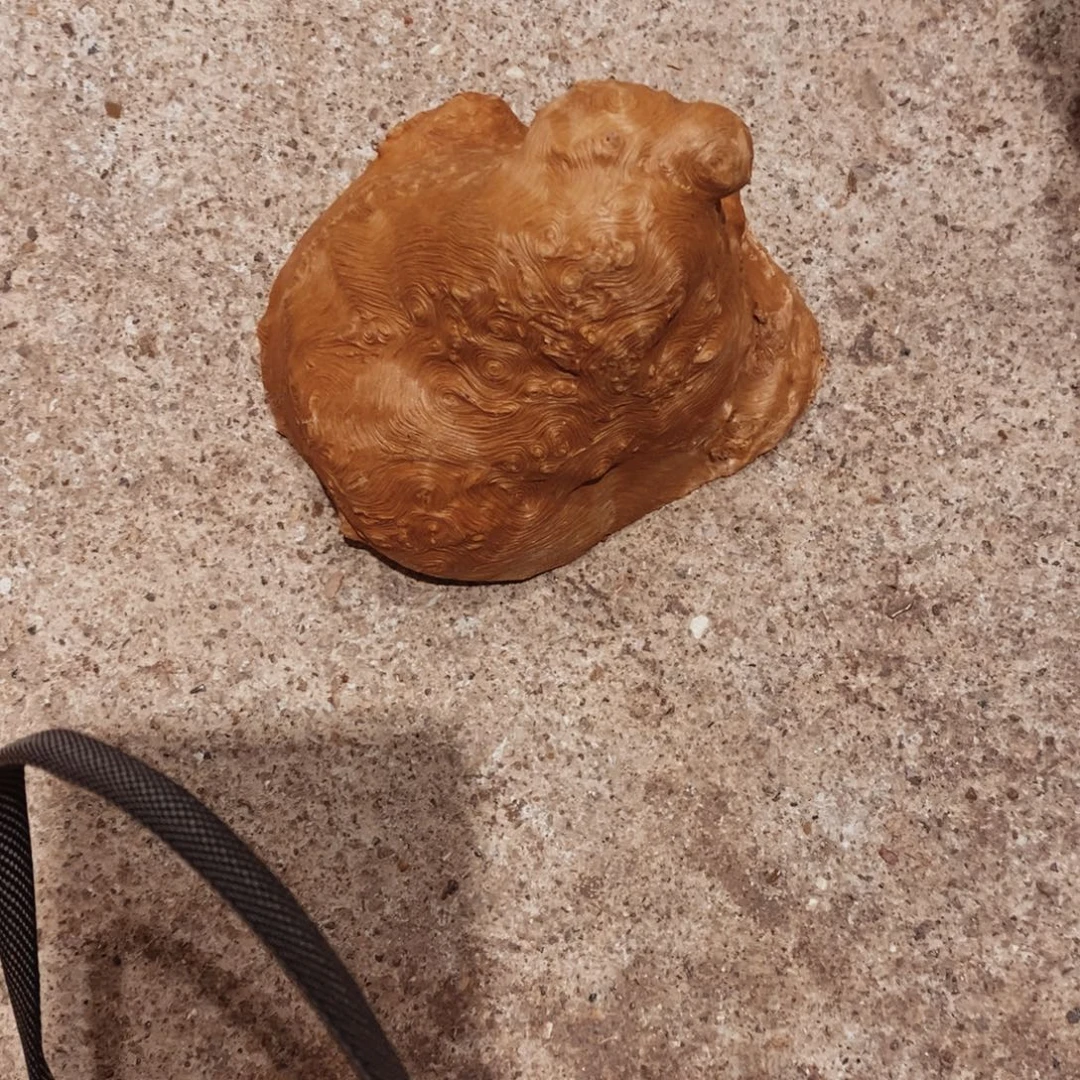 来***啦荔枝木随形木材一个
