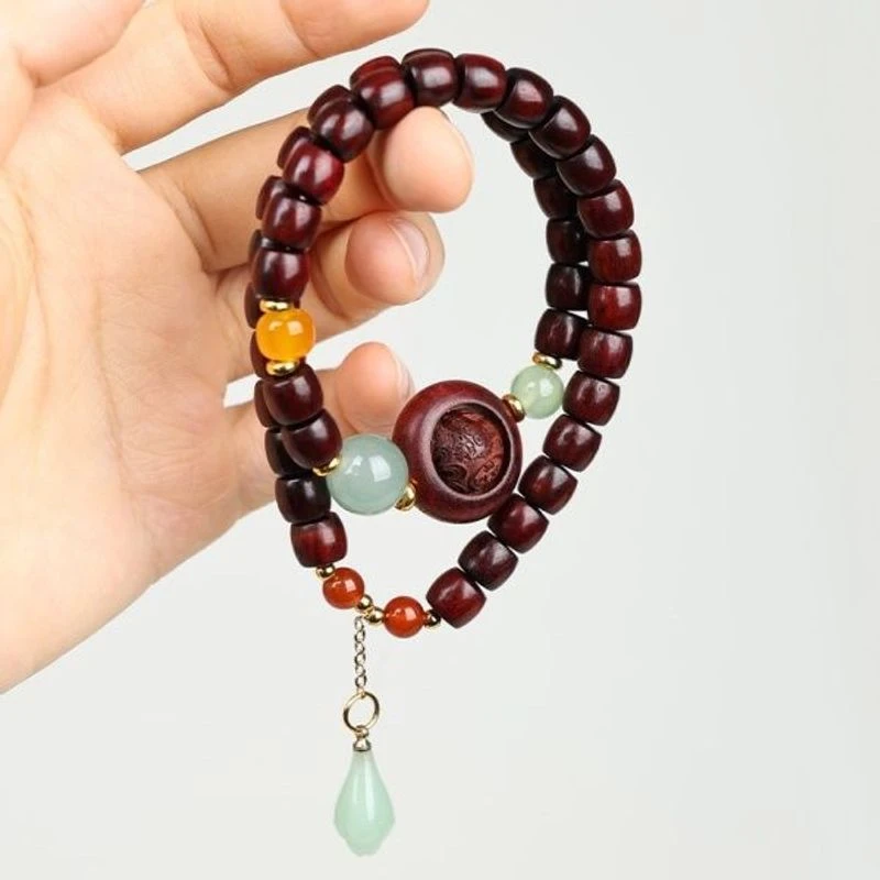 小叶紫檀正品手串精品A157精选手串(礼盒证书)