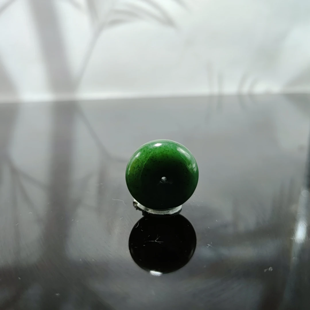 H和田玉碧玉平安扣吊坠0705