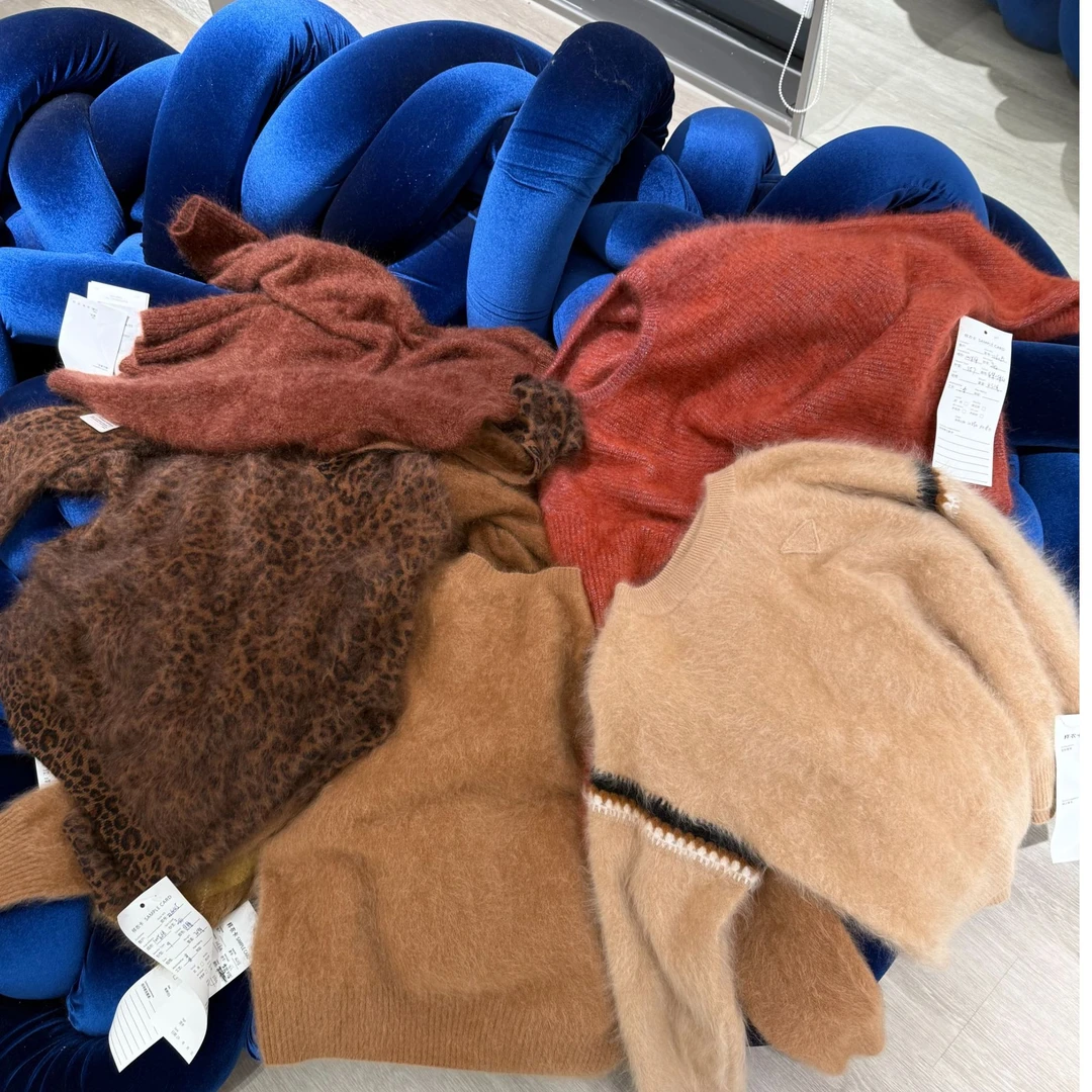 【云龙工厂】100山羊绒拉绒女款圆领套头衫DR高端定制20198