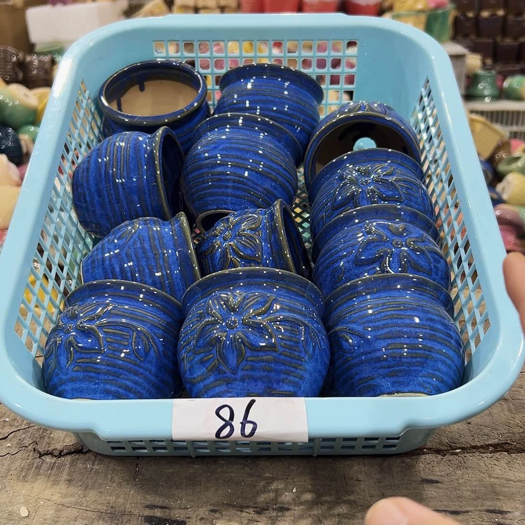 陶瓷高温陶瓷多肉花盆86