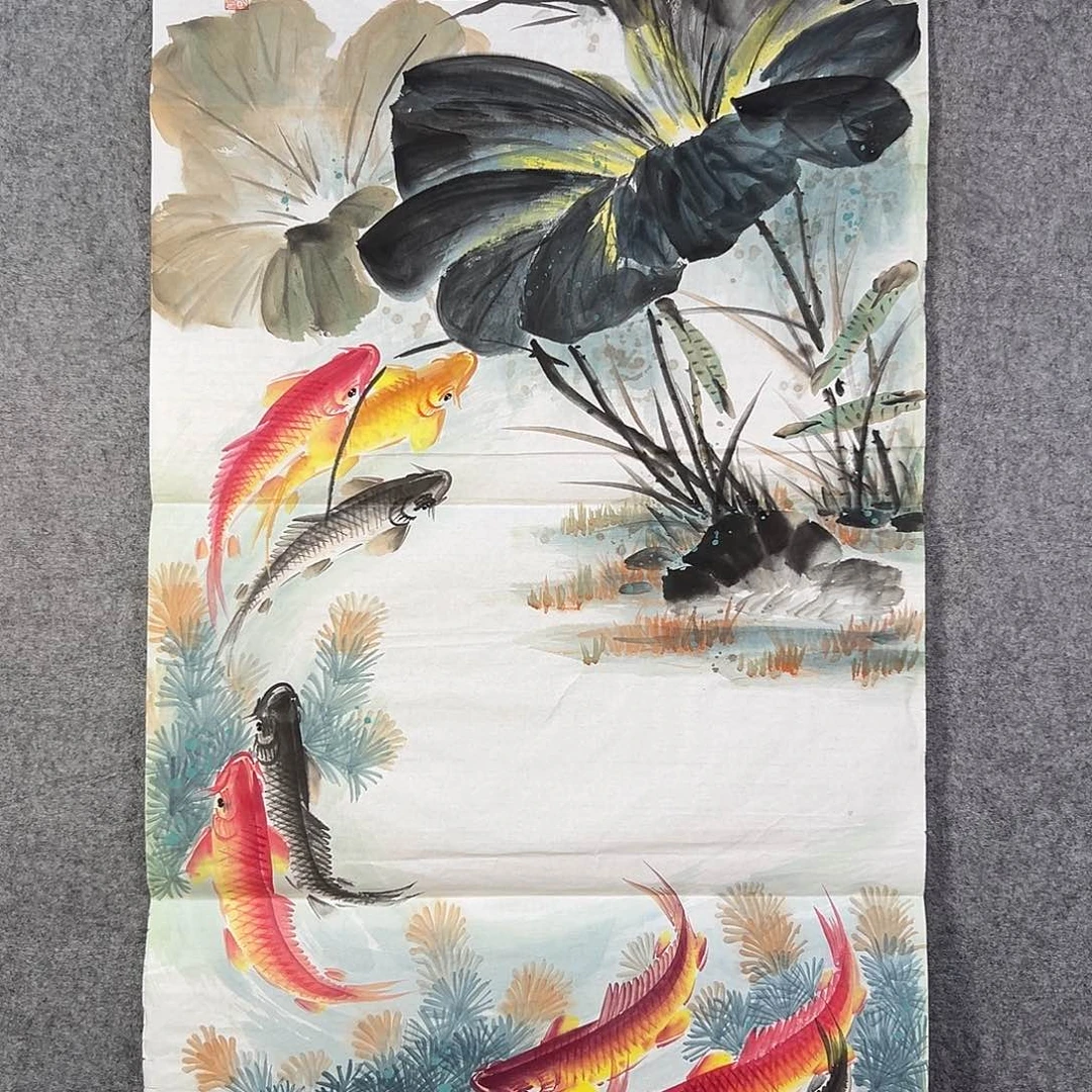 国画292 花鸟在此鸣叫时还要一