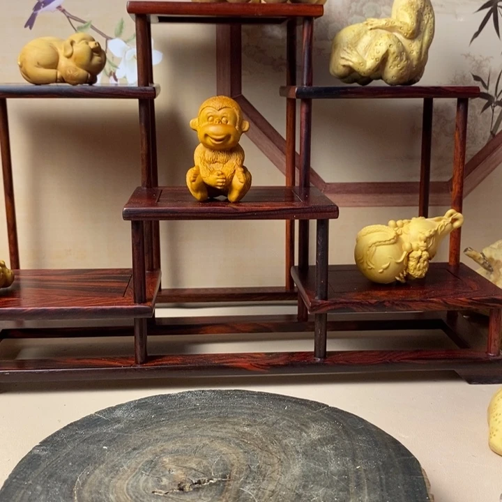 香榧木?****?黄杨木手把件