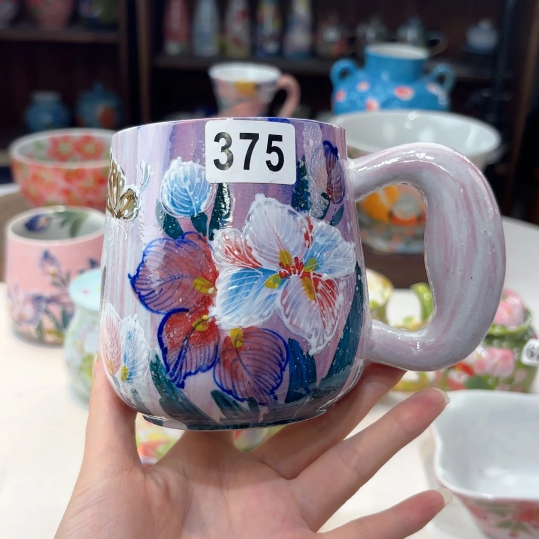 景德镇手绘高温釉下彩陶瓷茶具