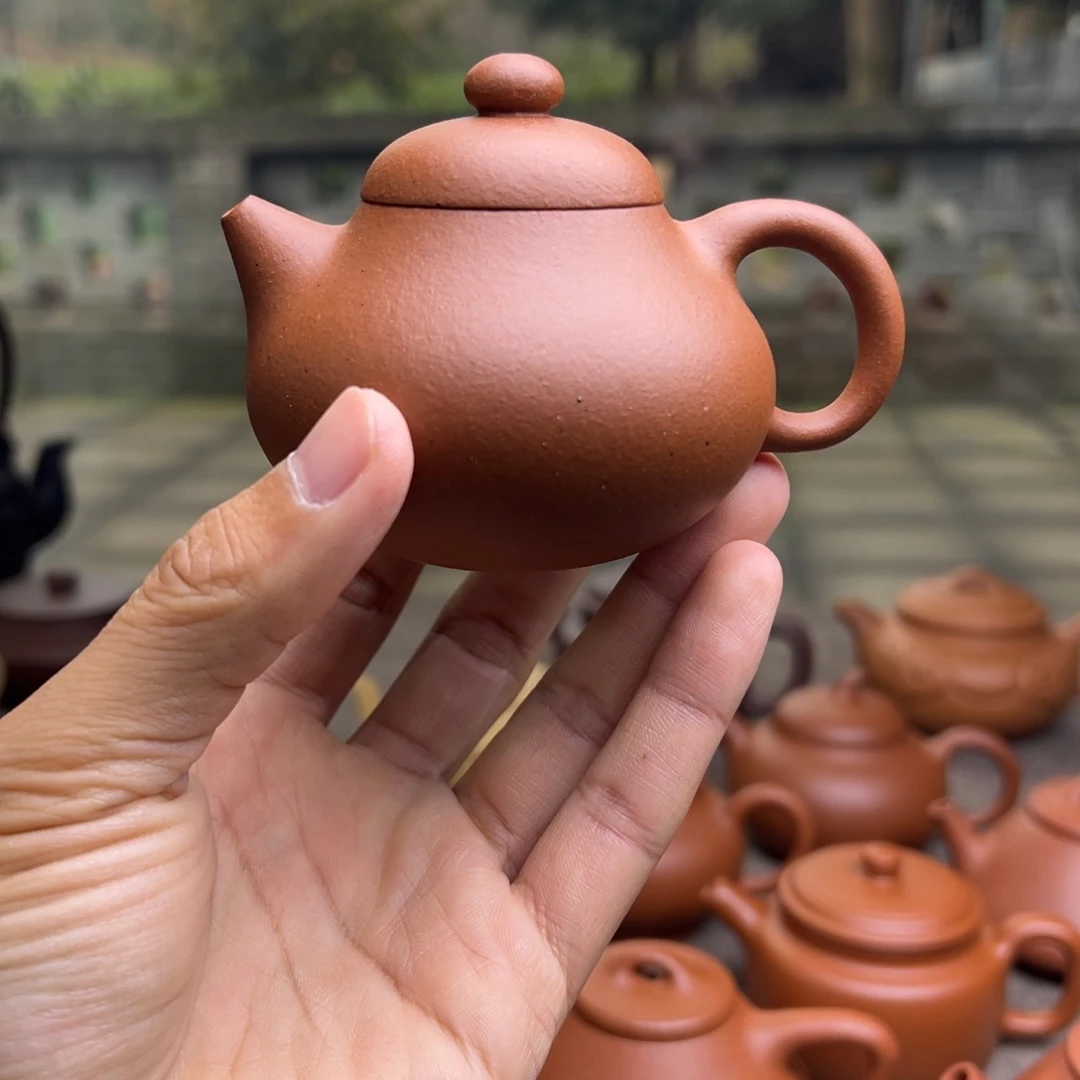 朱泥茶壶琑**天文旦朱泥