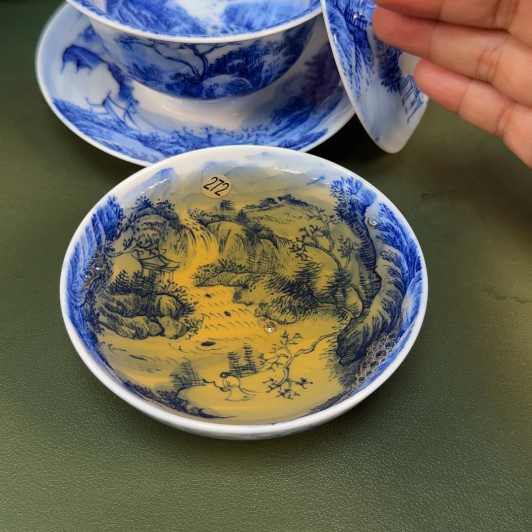 景德镇纯手绘茶具圆圆272