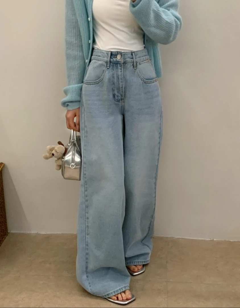 恩熙·春款韩版气质显瘦阔腿裤筒裤905