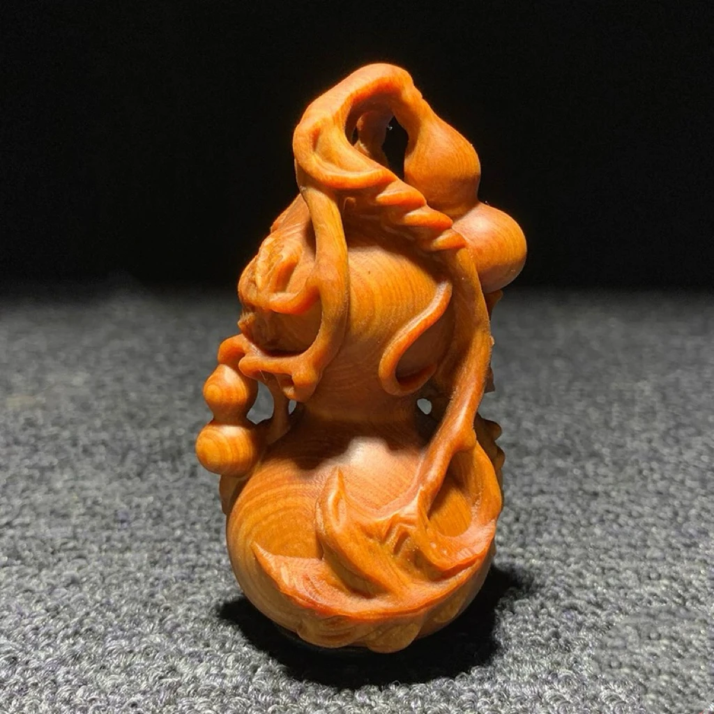 天然太行YB（五福葫芦）手把件高油高密陈化老料葫芦挂件