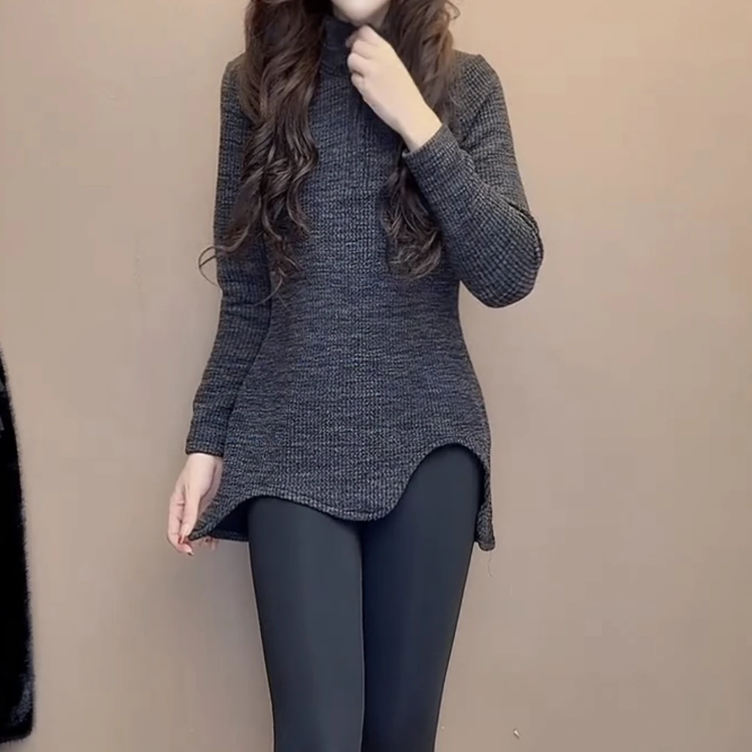 新中式国风气质显瘦秋冬收腰连衣裙百搭时尚