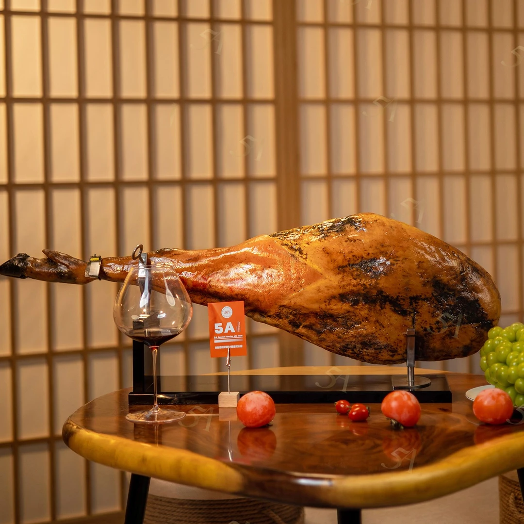 5A【黑标后腿】西班牙伊比利亚火腿 橡果级黑标美食窖藏48-60个月