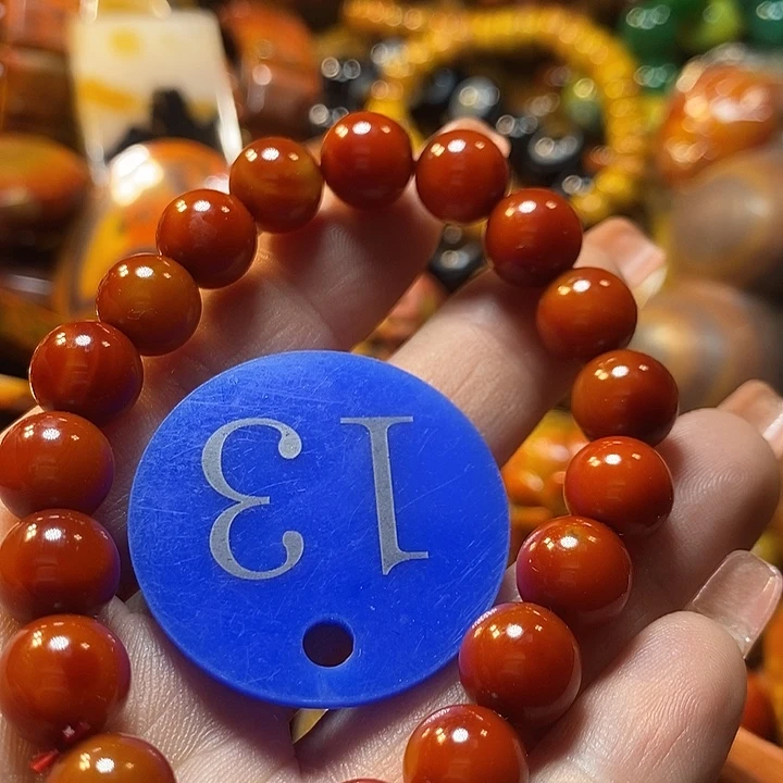 小***蜂玛瑙/玉髓未镶嵌手链