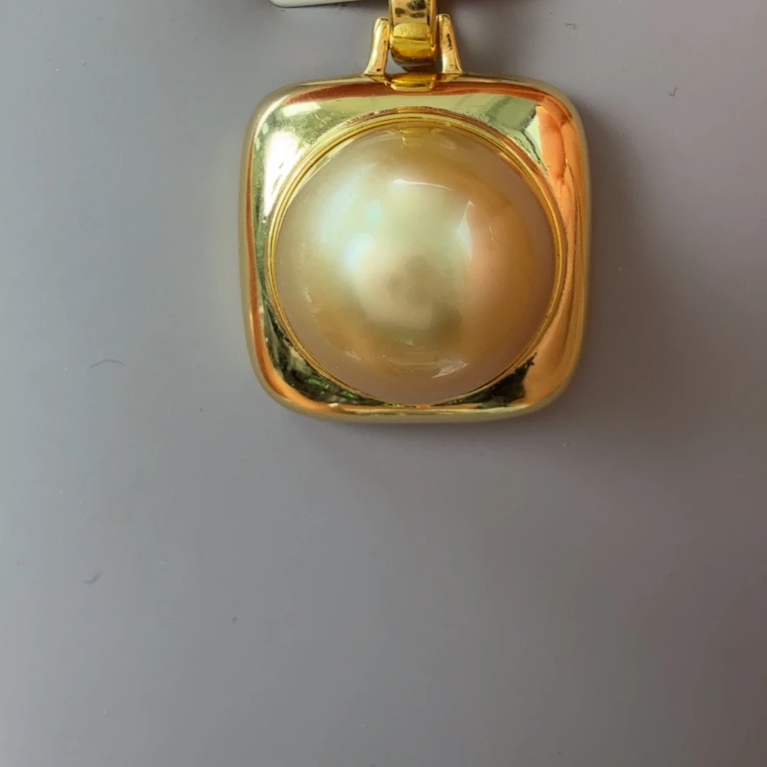 海水珍珠颈饰银S925镶嵌