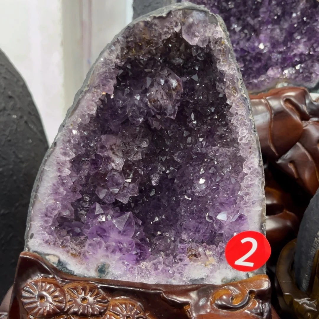 未镶嵌摆件紫晶水晶