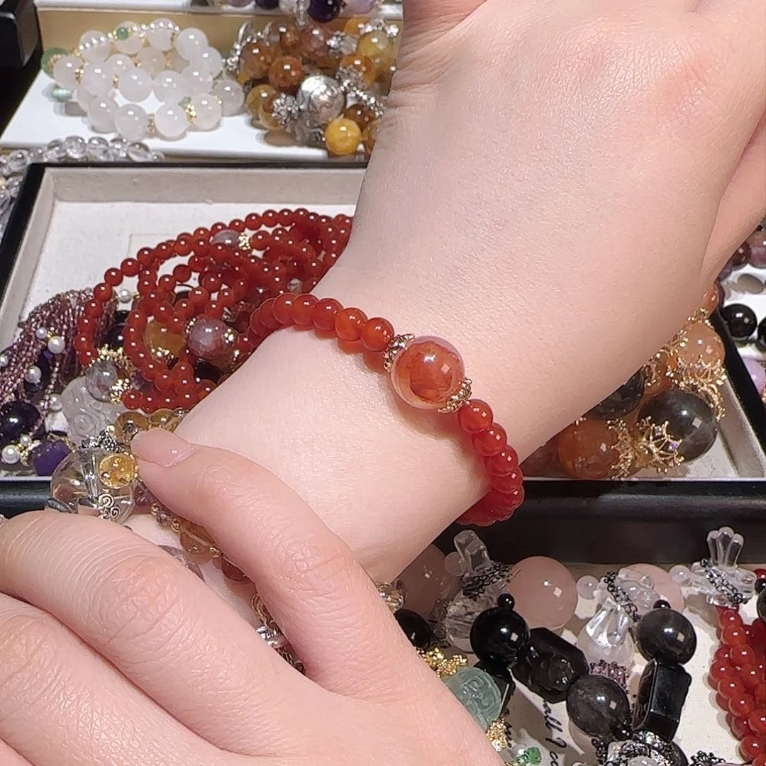 水晶手链未镶嵌吧