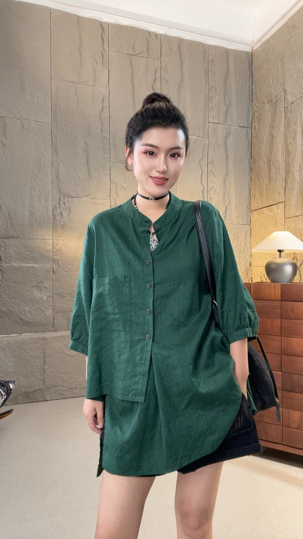 素格【985】2025年夏季新款贵气高级小众设计女上衣