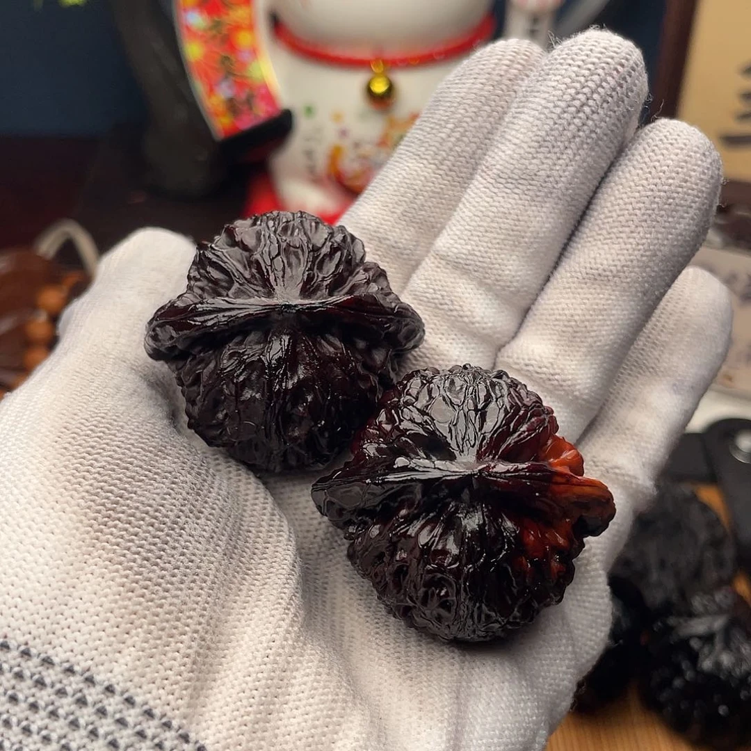 吊坠文玩核桃橘彩灯