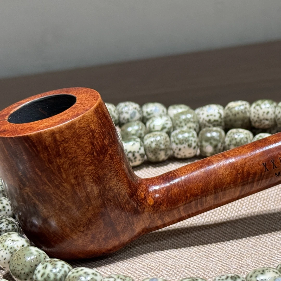 意大利进口XXL石楠木烟斗-清漆撞球