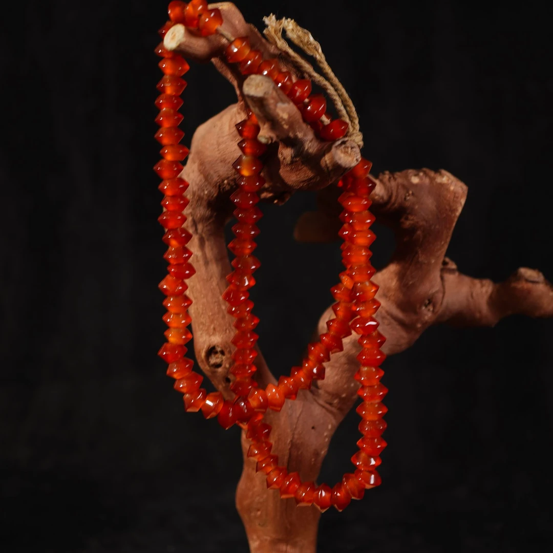 YGB63 清 红玛瑙串