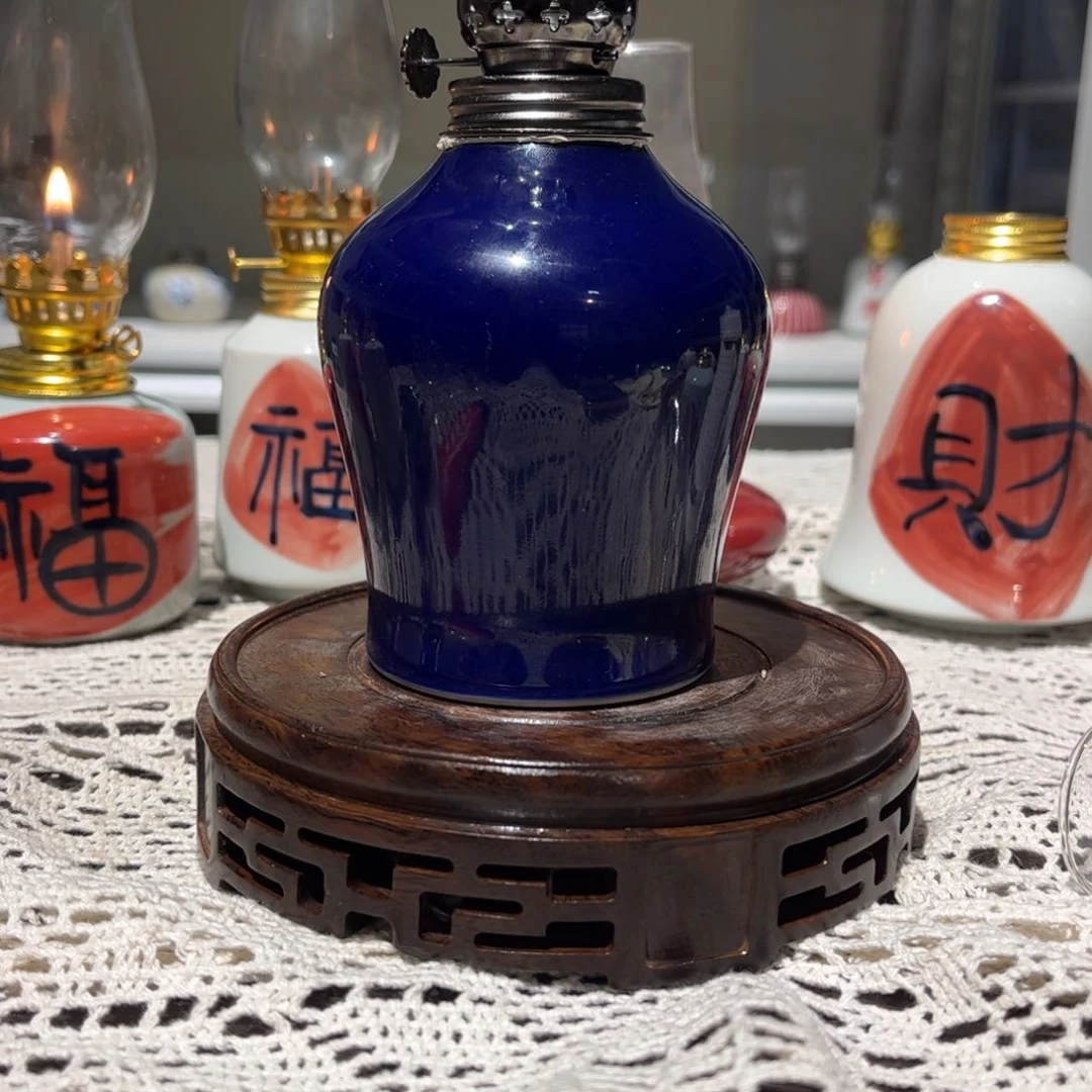 摆件景德镇陶瓷香薰灯