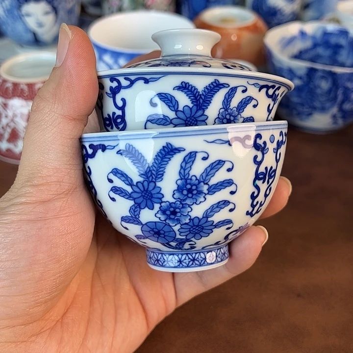 瓷片景德镇全手工手绘陶瓷