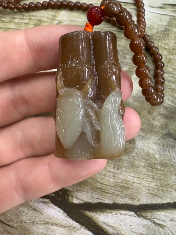 天然和田玉多样性发货蝉279