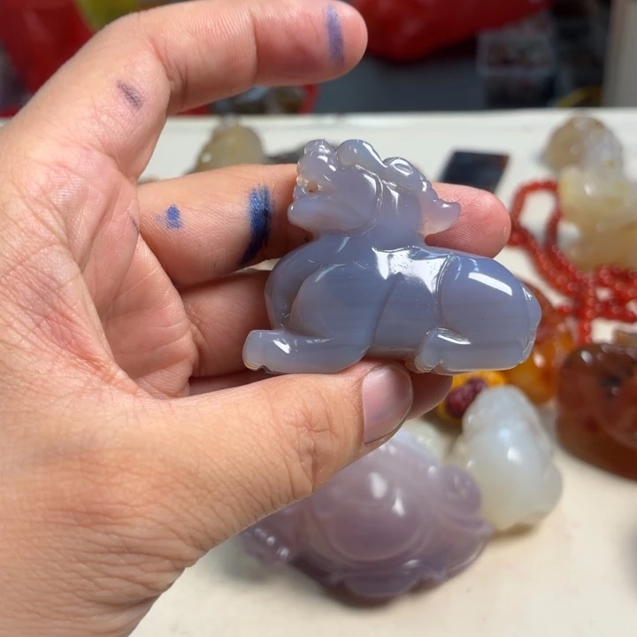 玛瑙/玉髓未镶嵌吊坠(不含链)