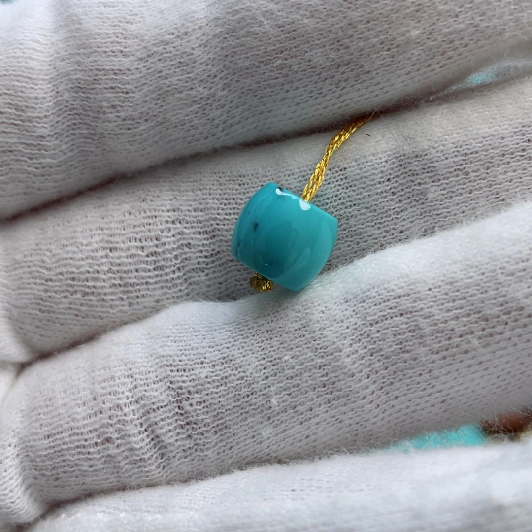 绿松石珠宝奇石18K金镶嵌