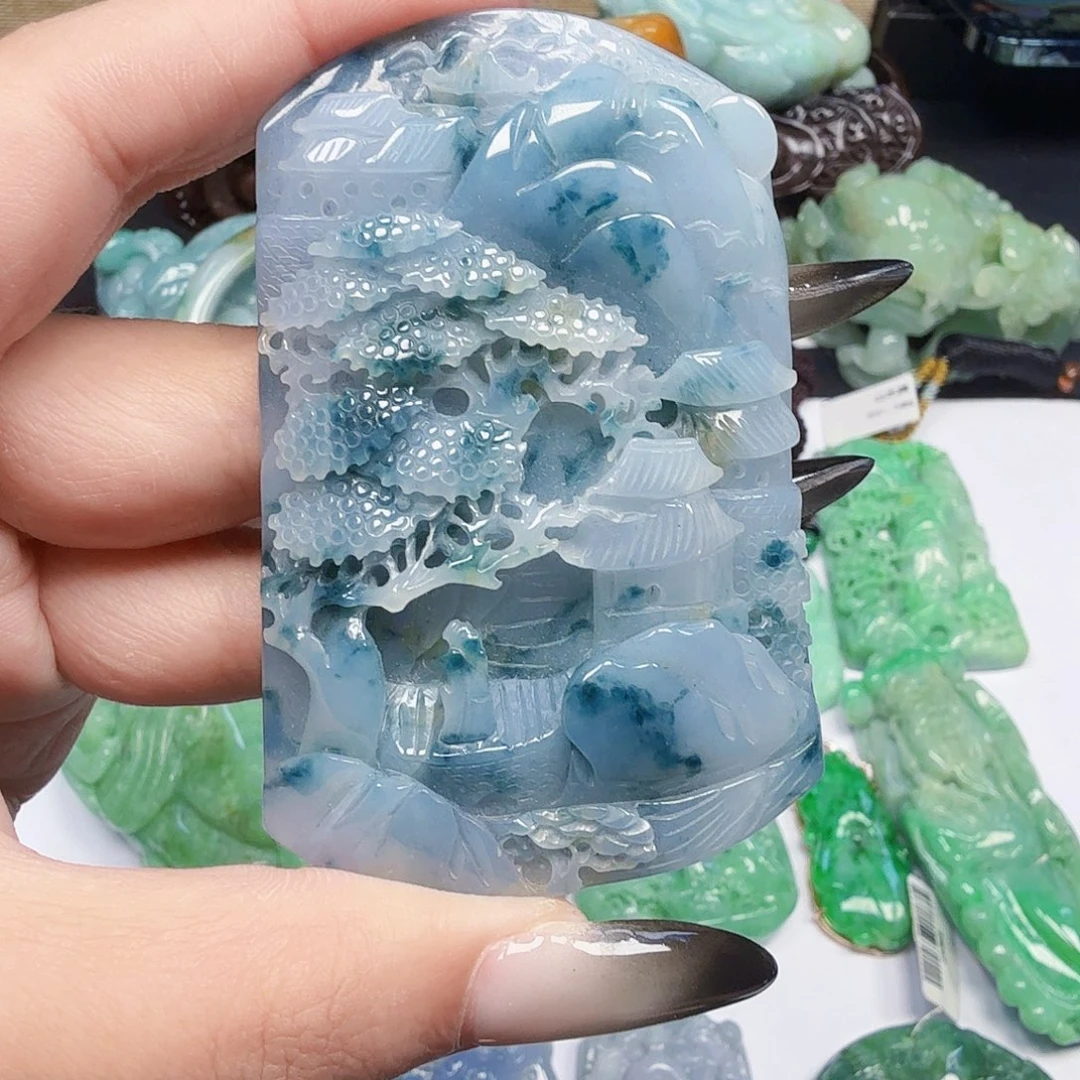 翡翠未镶嵌颈饰翡翠