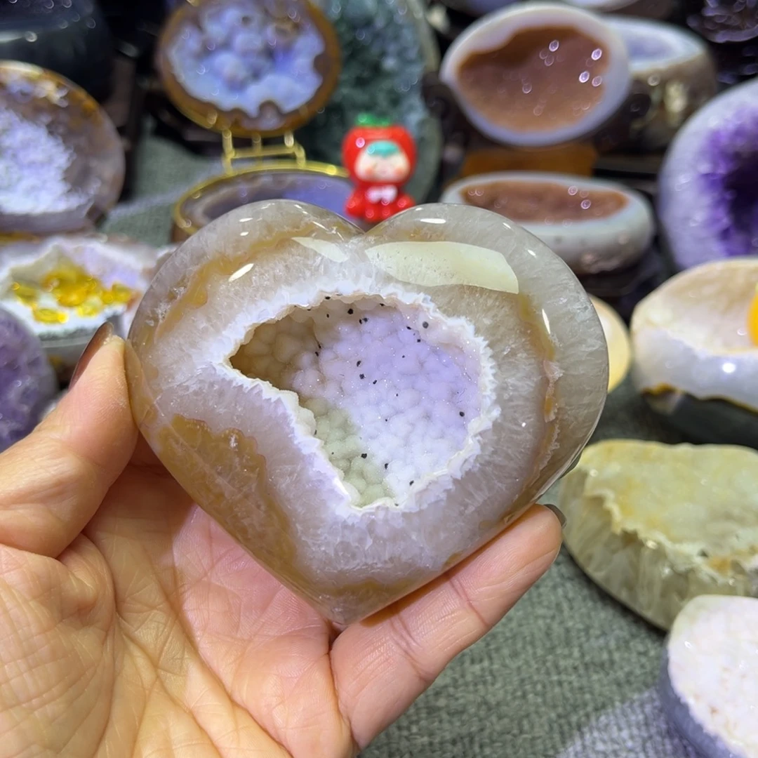 紫晶摆件未镶嵌水晶