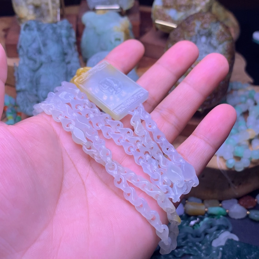 心***心定制翡翠未镶嵌翡翠