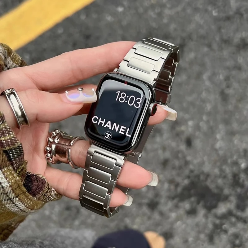 适用小米手环9pro表带金属小众红米手表watch4/5手表带高级感女款