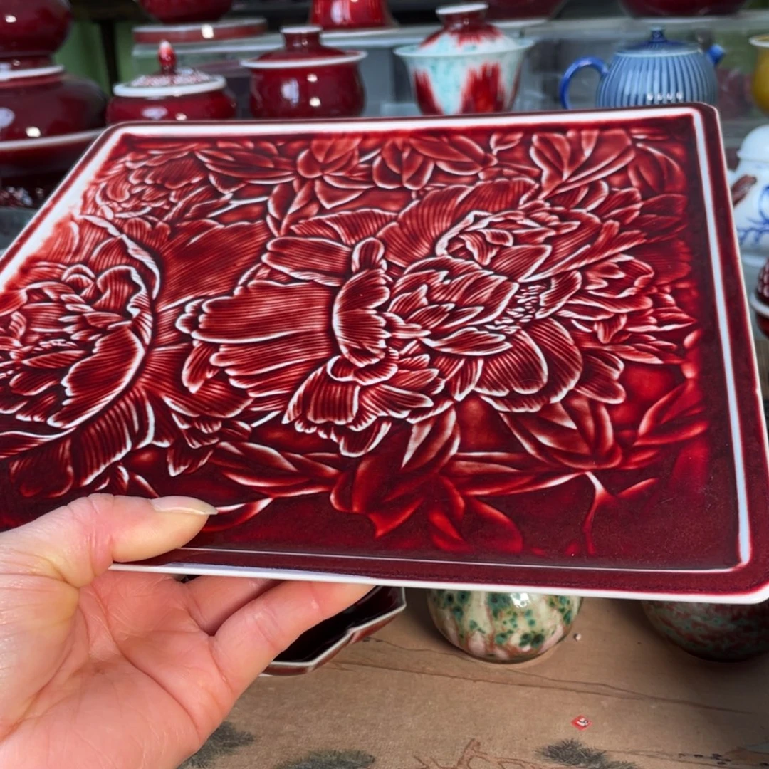 景德镇原矿釉干泡台