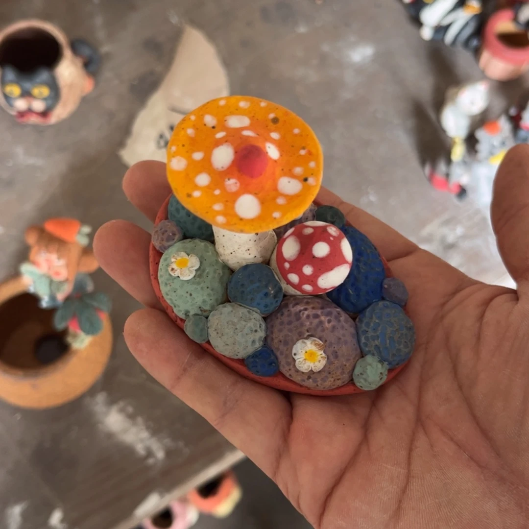 ʚ***ɞ泥塑古镇炻陶花盆