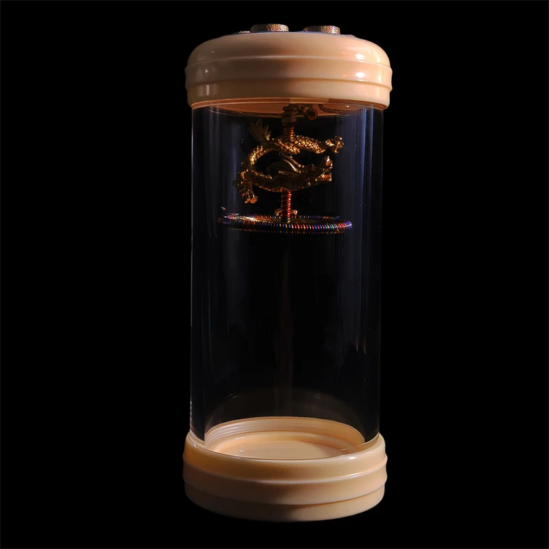 罐王•S160•素甗蓝龙•罐王白色蓝蒙心小铜七眼钻石盘龙簧60*140