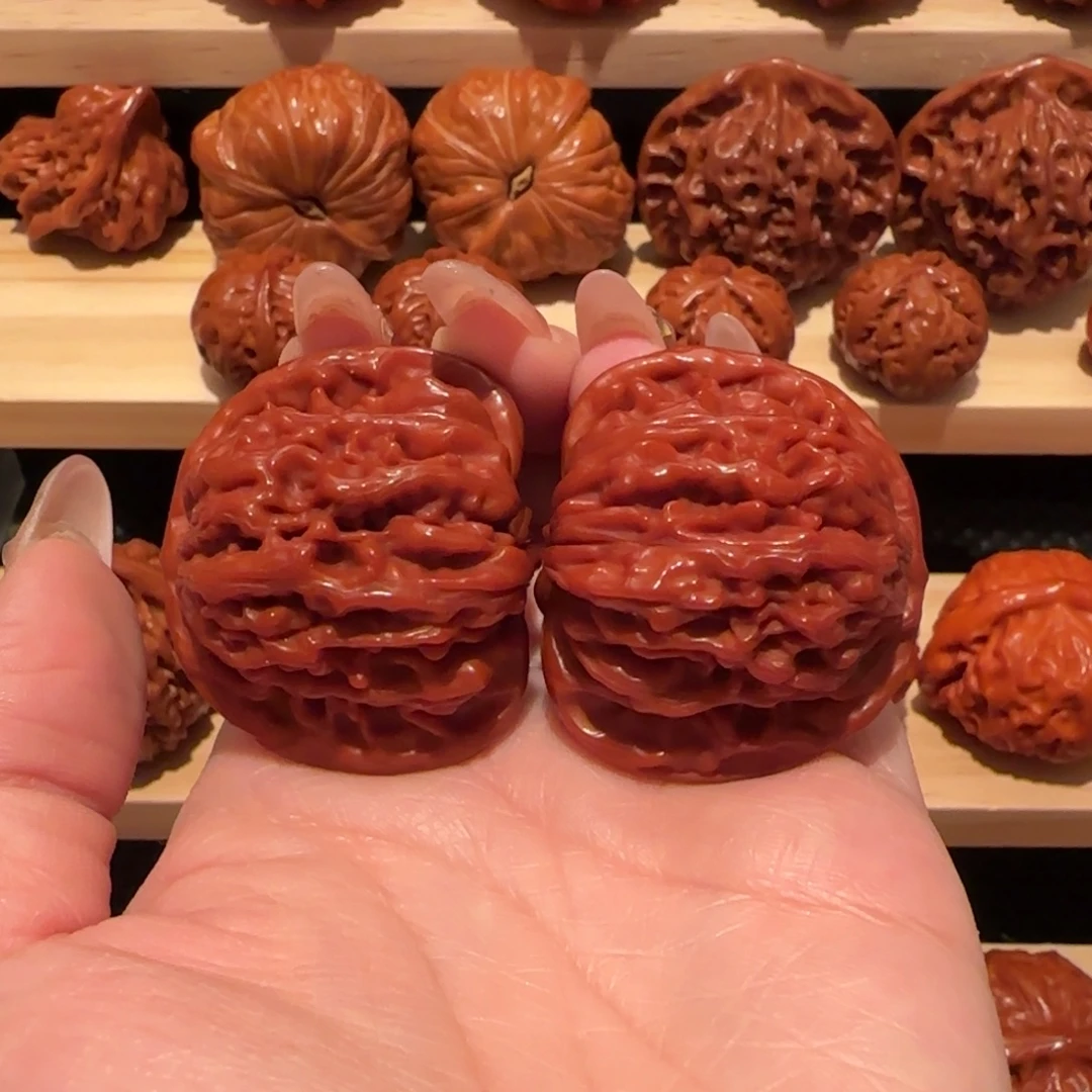 文玩核桃吊坠玉化四座楼41精品2693