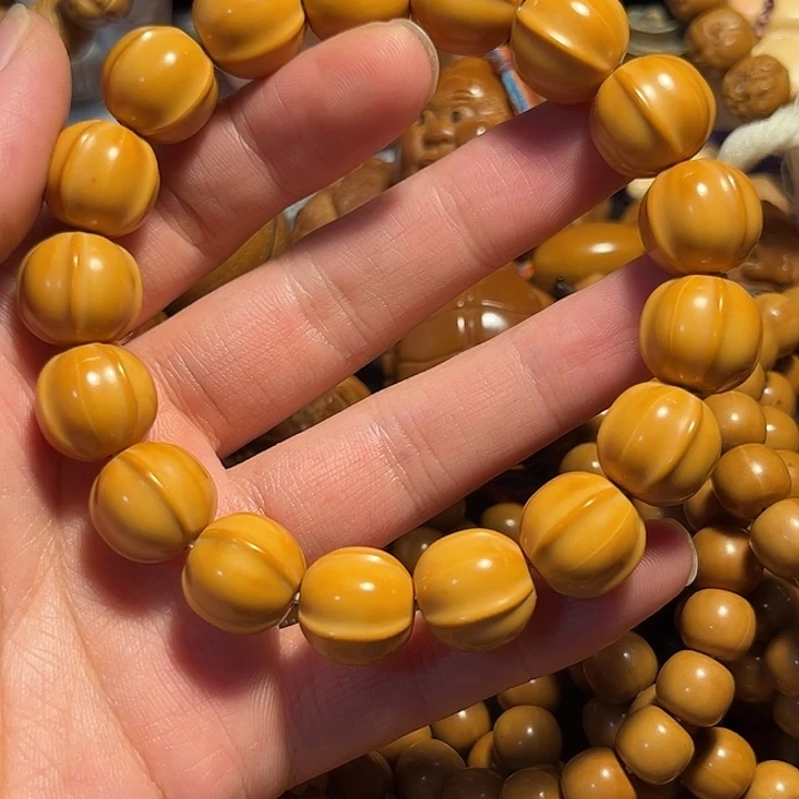 橄榄核手串/手链猴头1.5鲨鱼微瑕