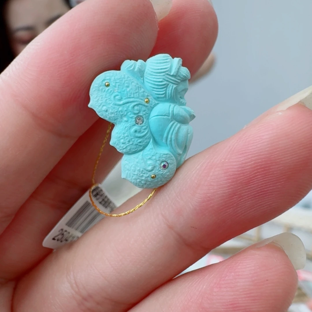未镶嵌绿松石珠宝奇石