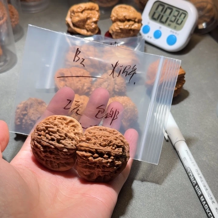 文玩核桃吊坠四座楼