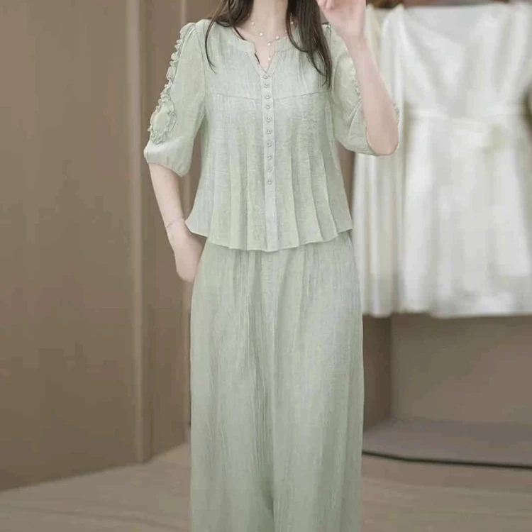 假两件连衣裙2025夏季新款时尚洋气遮肚子显瘦小香风a字裙子女