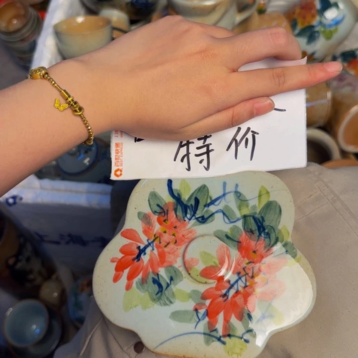 瓷片景德镇陶瓷手工手绘