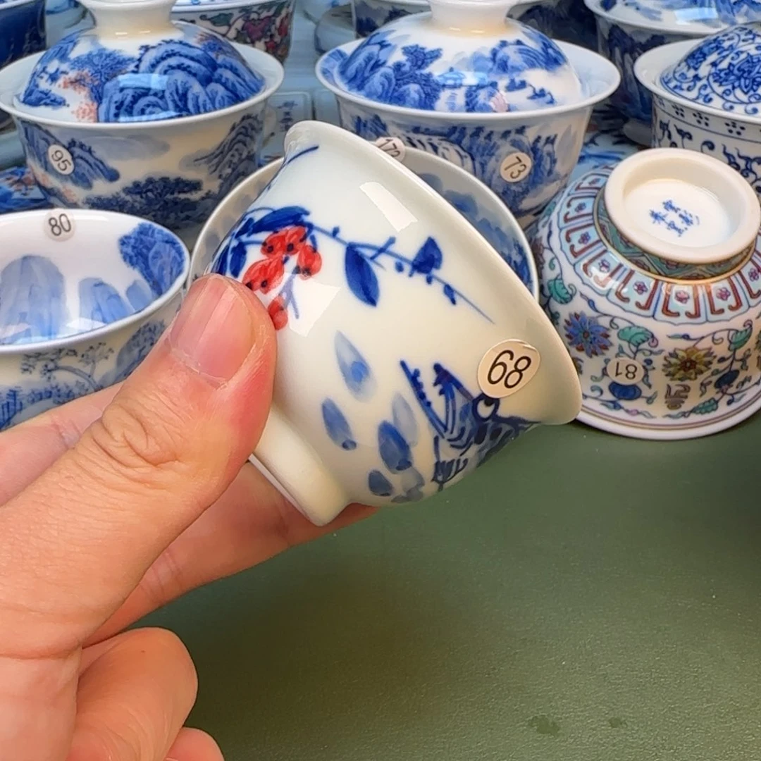 彦祖纯手工手绘茶具68