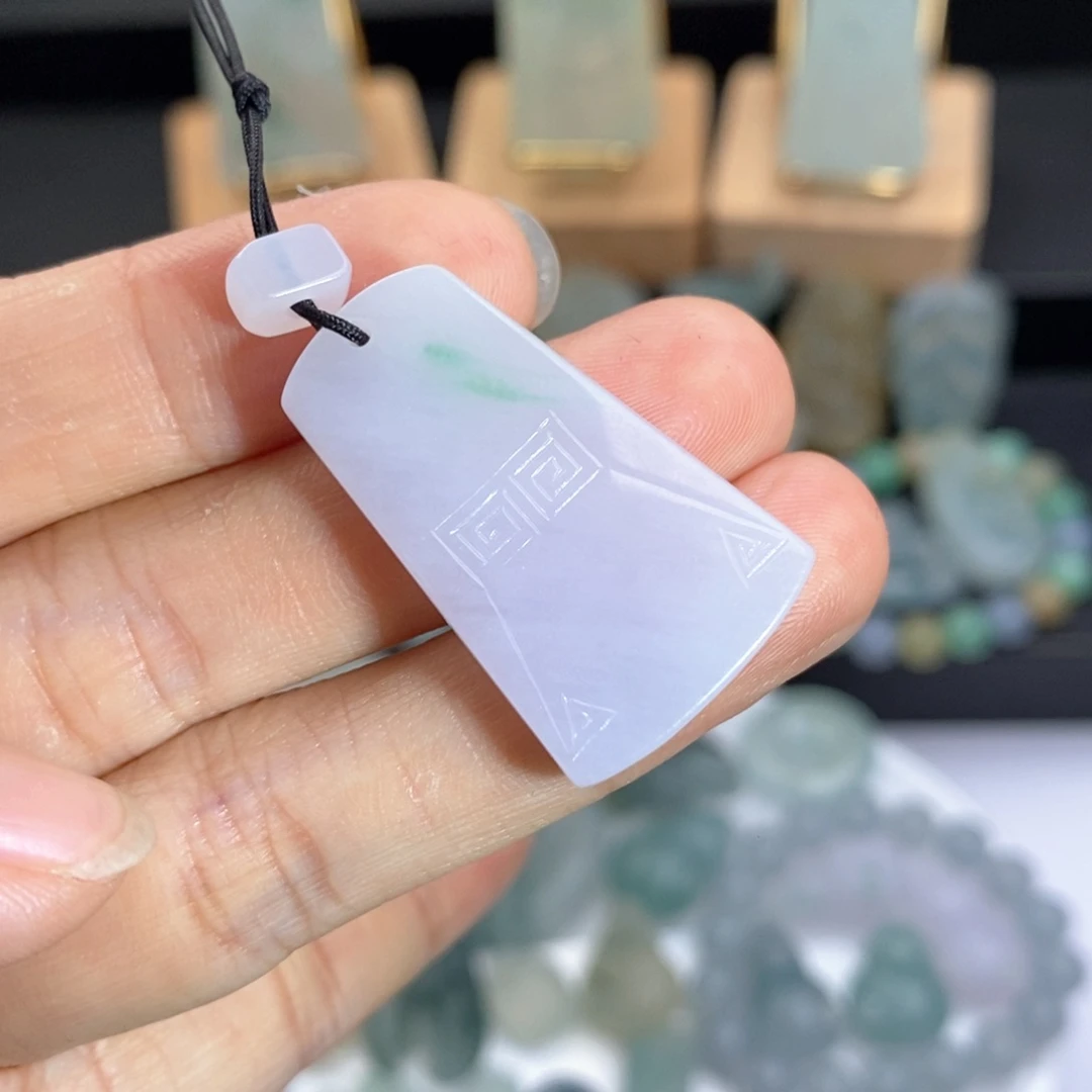 定制翡翠未镶嵌无事牌