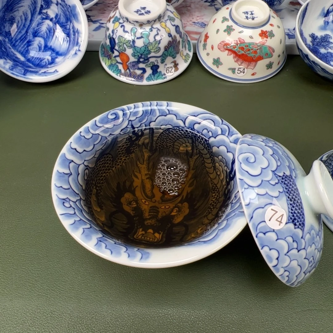 景德镇纯手工纯手绘茶具木木74