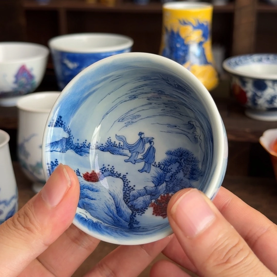 纯手工手绘陶瓷茶具